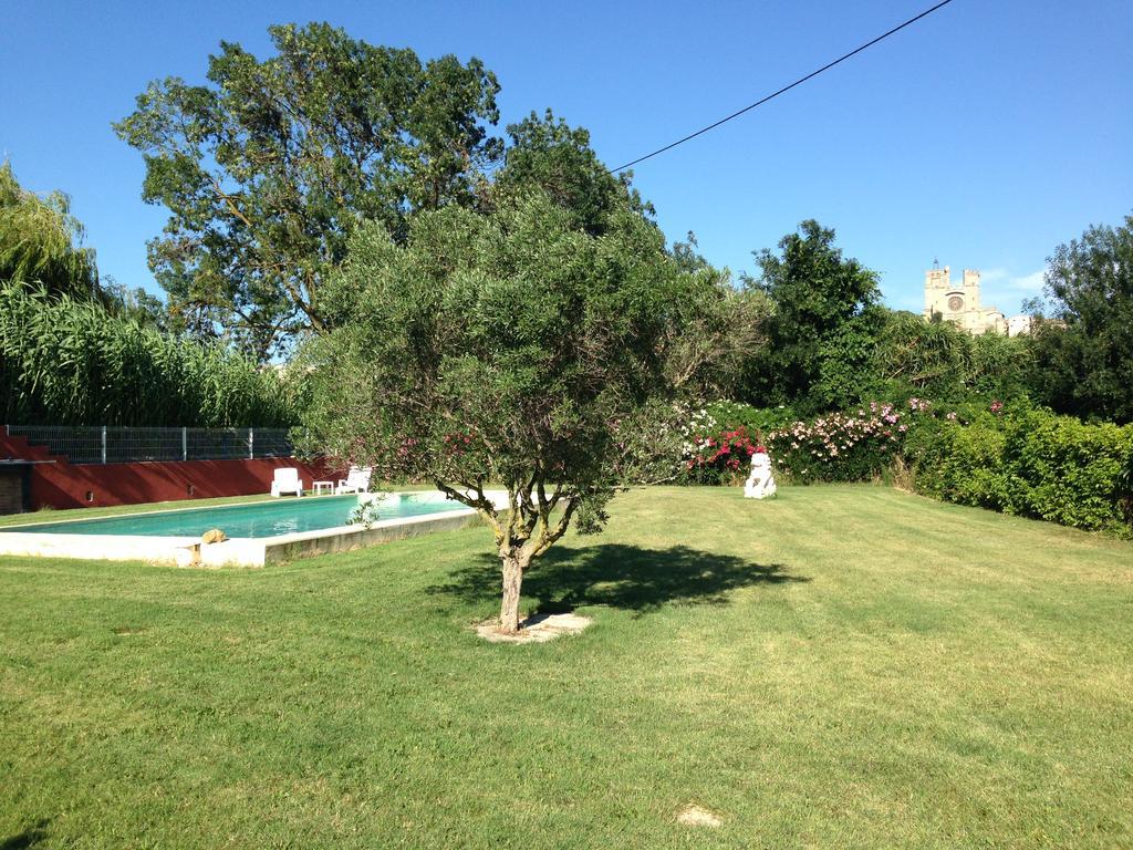 Bed and Breakfast Les Jardins Du Rebaut Béziers Exterior foto